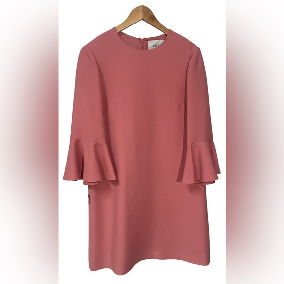 chinese dress ladies VALENTINO Baby Pink Cape Mini Dress main image 1